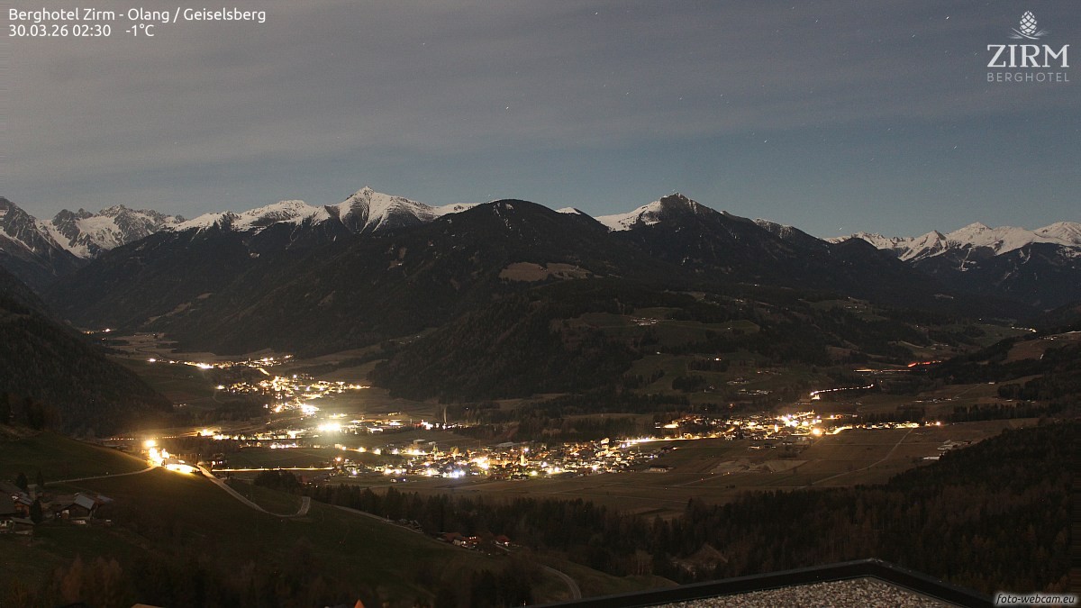 Archiv Foto Webcam Berghotel Zirm am Kronplatz