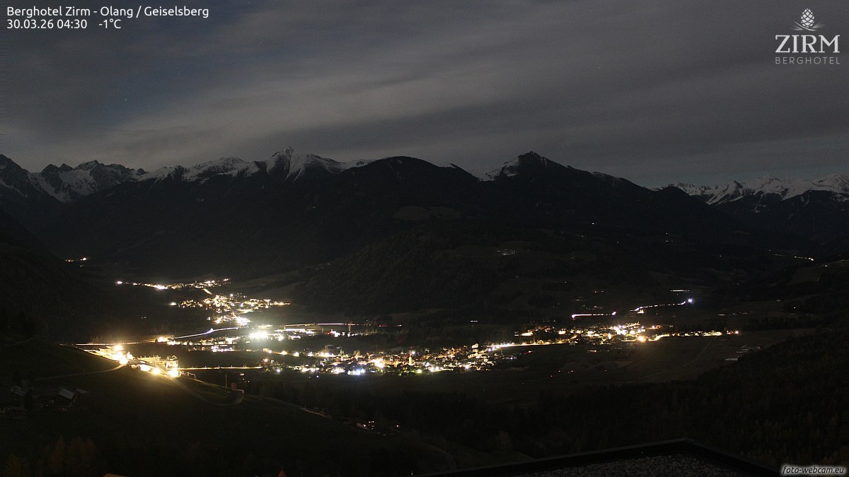 Archiv Foto Webcam Berghotel Zirm am Kronplatz