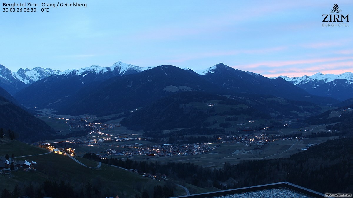Archiv Foto Webcam Berghotel Zirm am Kronplatz
