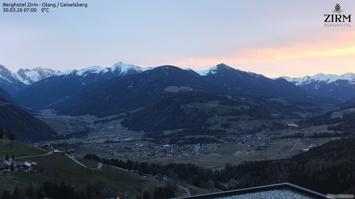 Archiv Foto Webcam Berghotel Zirm am Kronplatz