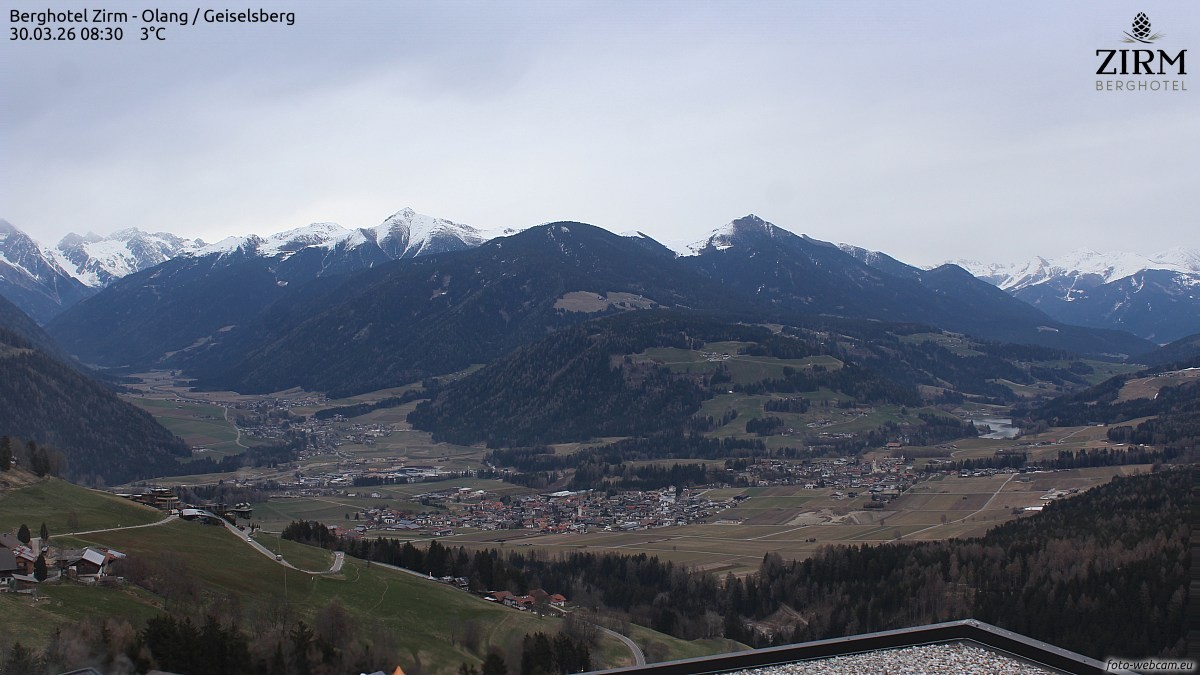 Archiv Foto Webcam Berghotel Zirm am Kronplatz