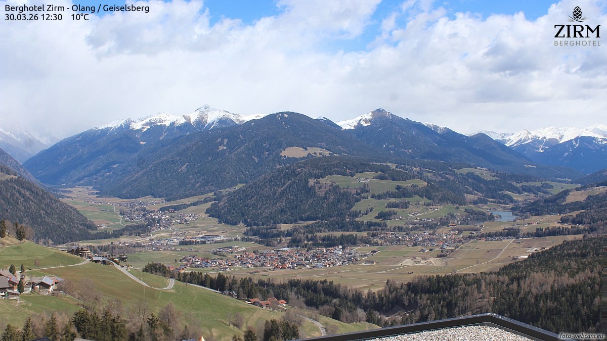 Archiv Foto Webcam Berghotel Zirm am Kronplatz