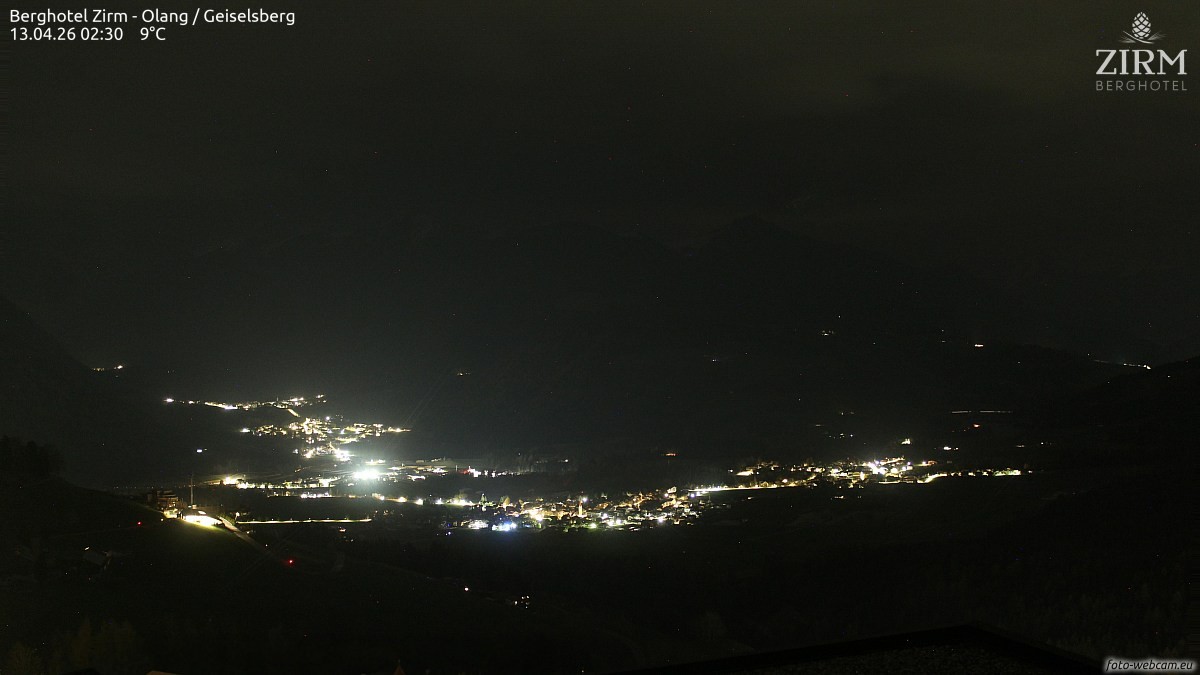 Archiv Foto Webcam Berghotel Zirm am Kronplatz