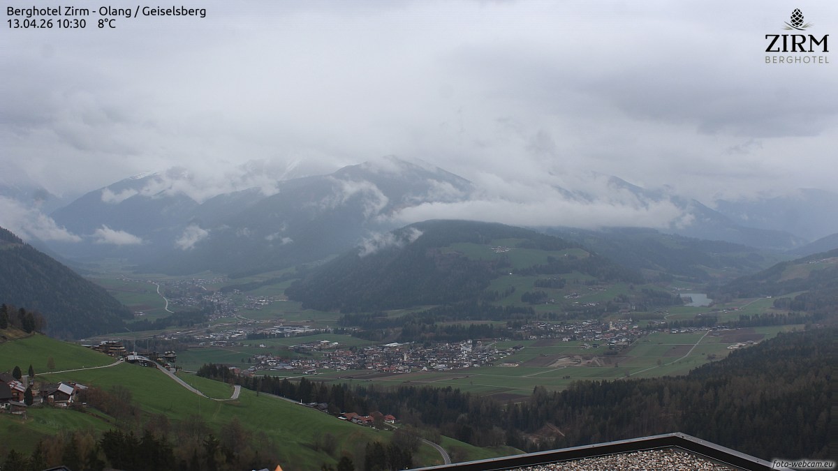 Archiv Foto Webcam Berghotel Zirm am Kronplatz