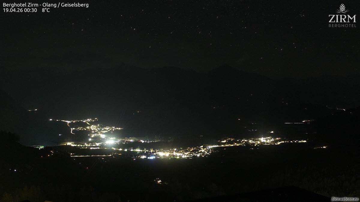 Archiv Foto Webcam Berghotel Zirm am Kronplatz