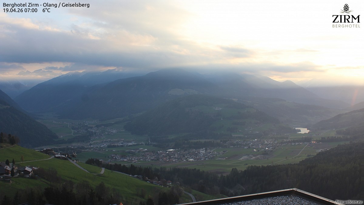 Archiv Foto Webcam Berghotel Zirm am Kronplatz