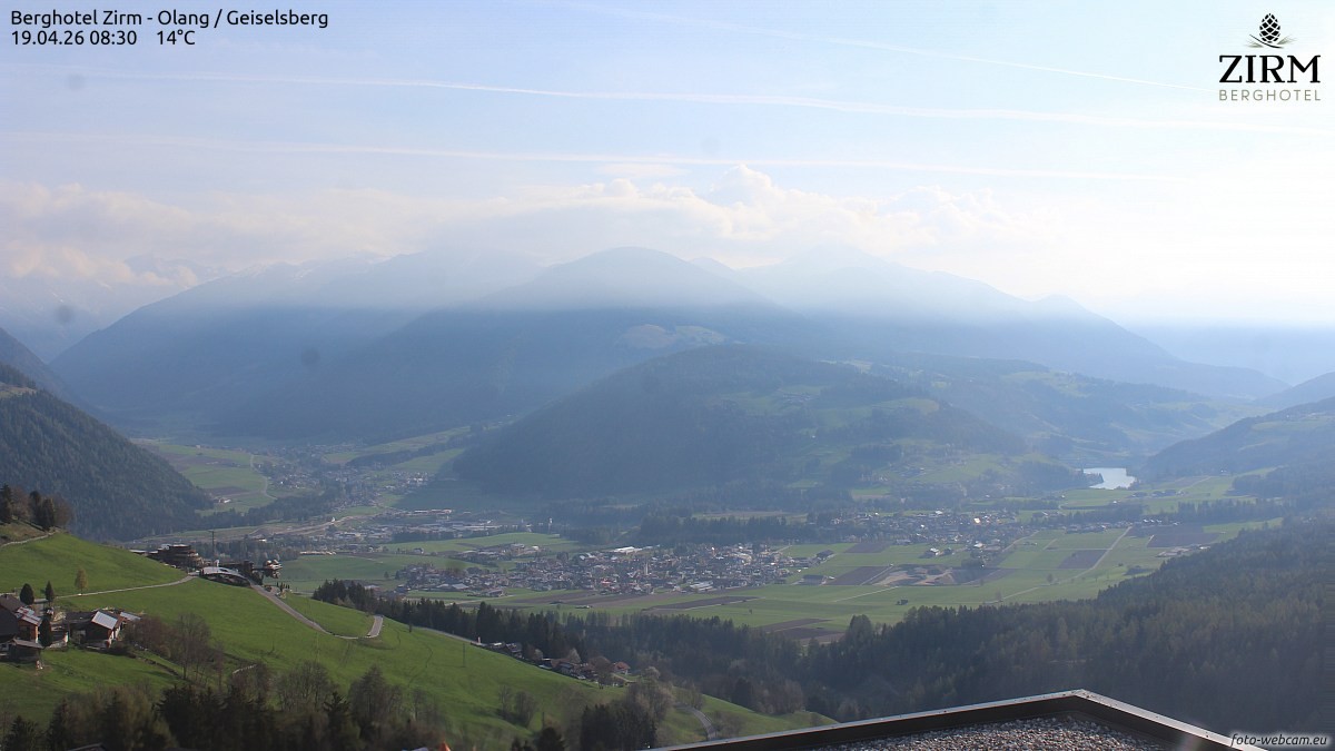 Archiv Foto Webcam Berghotel Zirm am Kronplatz