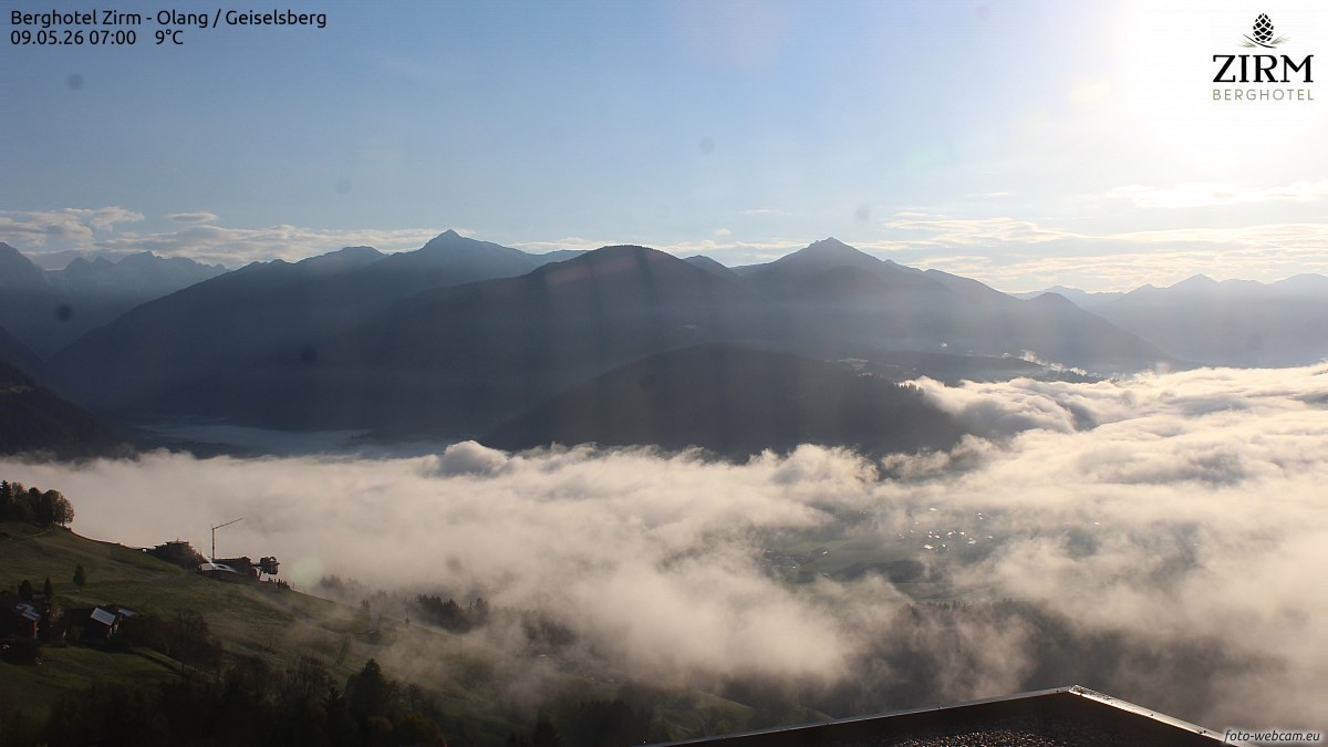 Archiv Foto Webcam Berghotel Zirm am Kronplatz