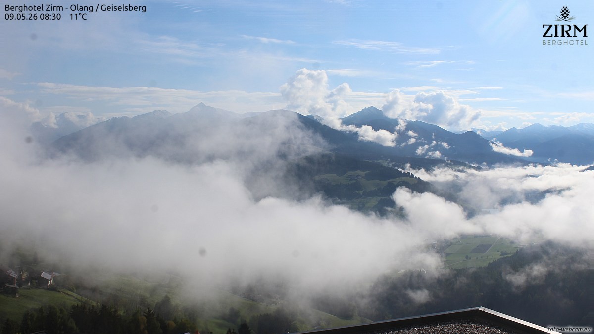 Archiv Foto Webcam Berghotel Zirm am Kronplatz