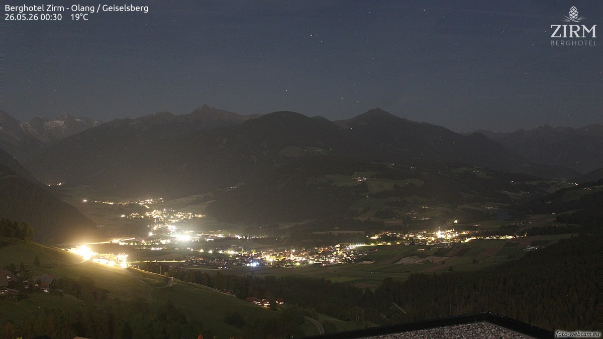 Archiv Foto Webcam Berghotel Zirm am Kronplatz