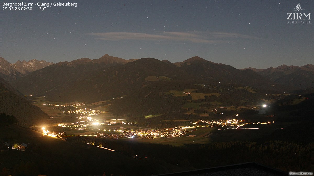 Archiv Foto Webcam Berghotel Zirm am Kronplatz