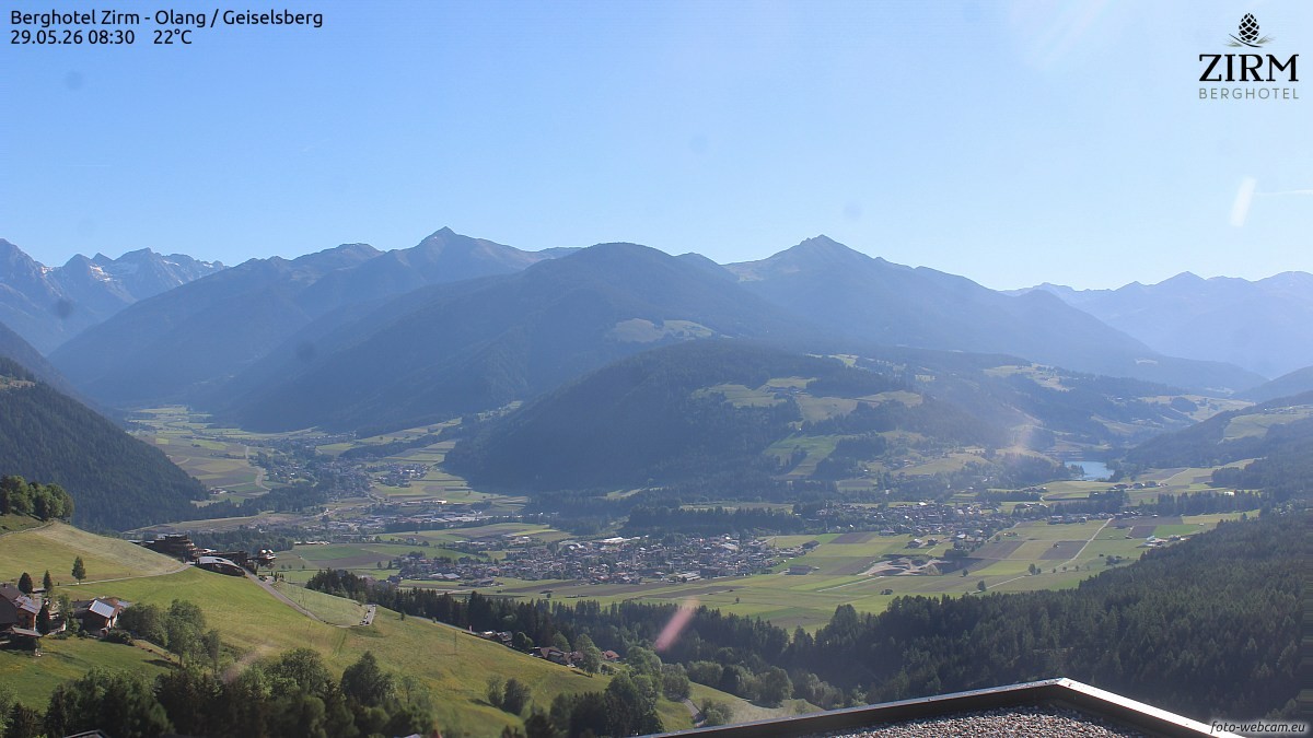 Archiv Foto Webcam Berghotel Zirm am Kronplatz