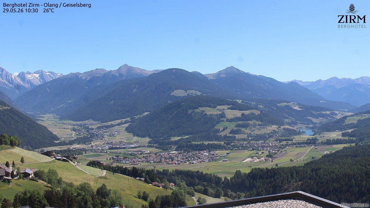 Archiv Foto Webcam Berghotel Zirm am Kronplatz