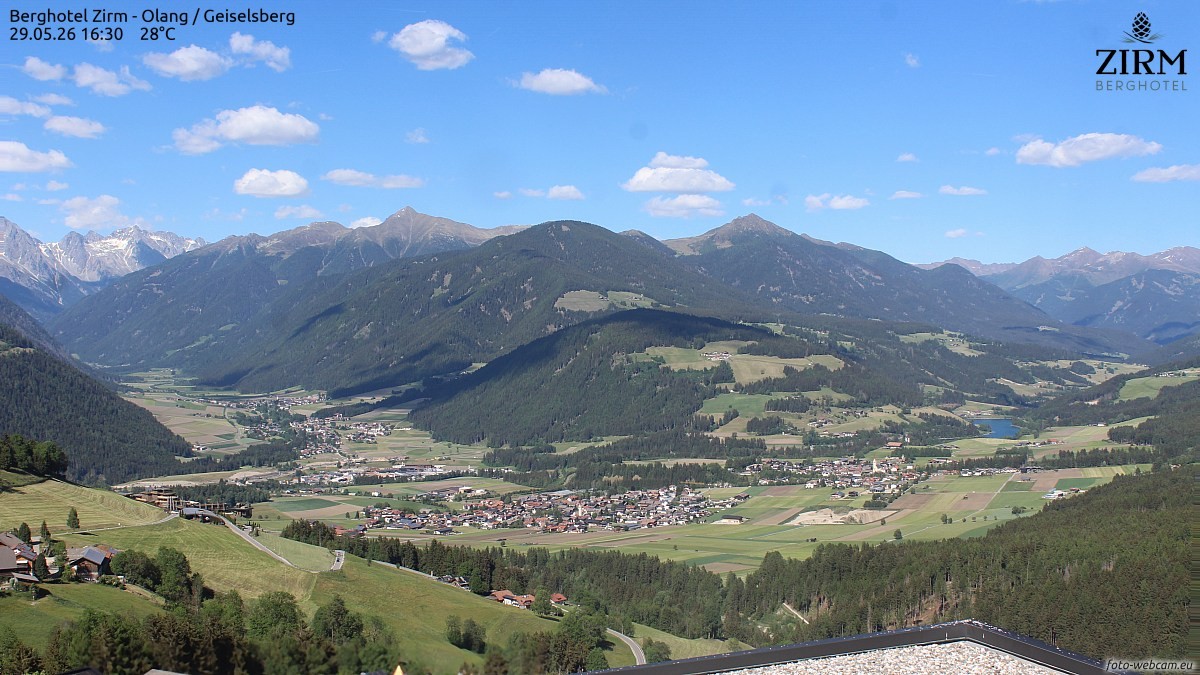 Archiv Foto Webcam Berghotel Zirm am Kronplatz