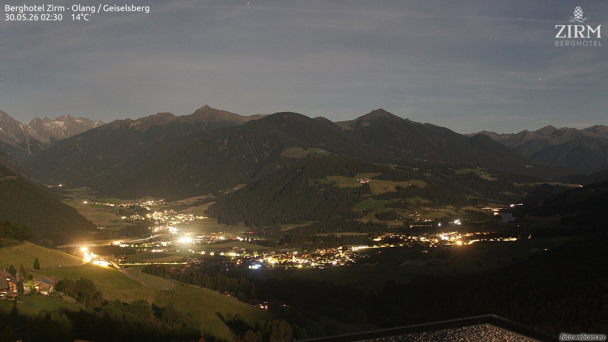 Archiv Foto Webcam Berghotel Zirm am Kronplatz