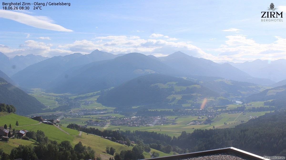 Archiv Foto Webcam Berghotel Zirm am Kronplatz