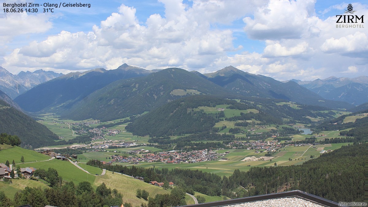 Archiv Foto Webcam Berghotel Zirm am Kronplatz