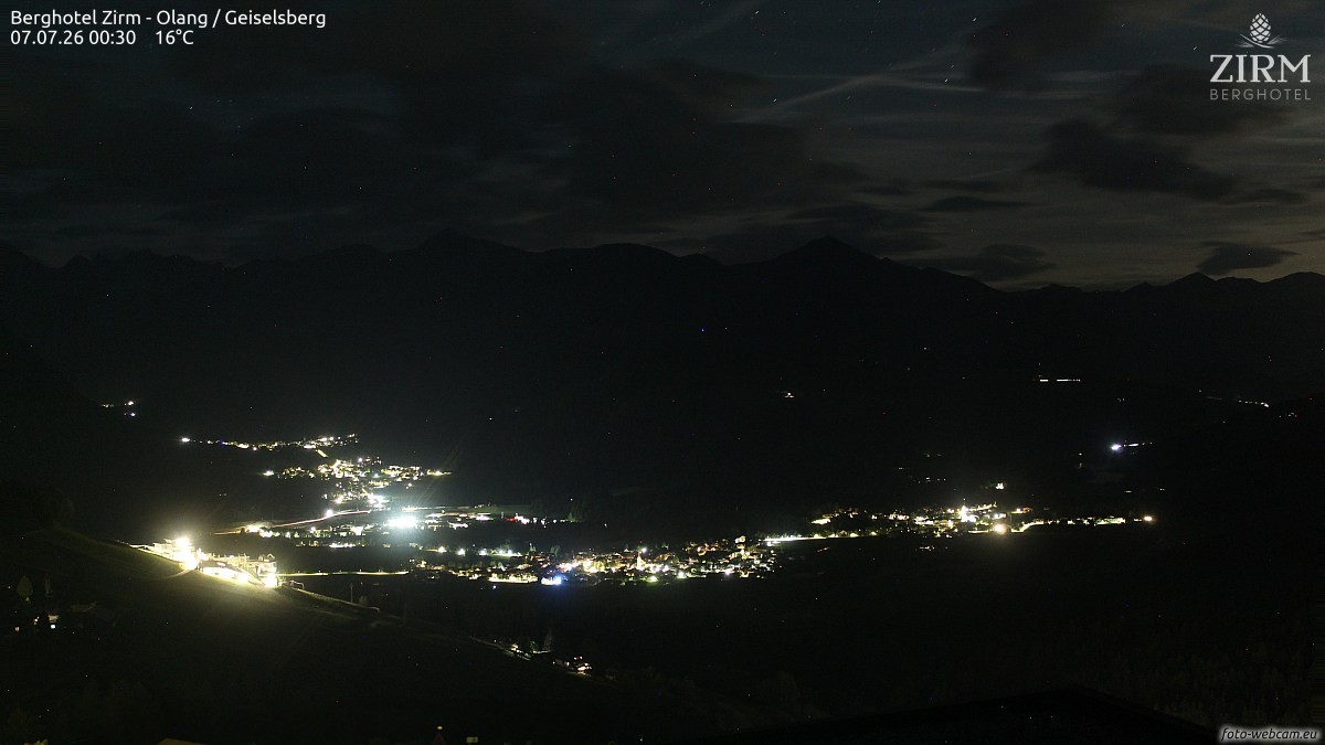 Archiv Foto Webcam Berghotel Zirm am Kronplatz