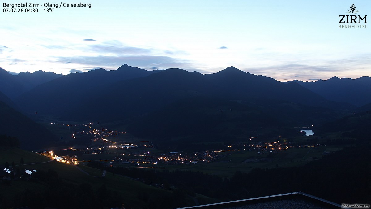 Archiv Foto Webcam Berghotel Zirm am Kronplatz