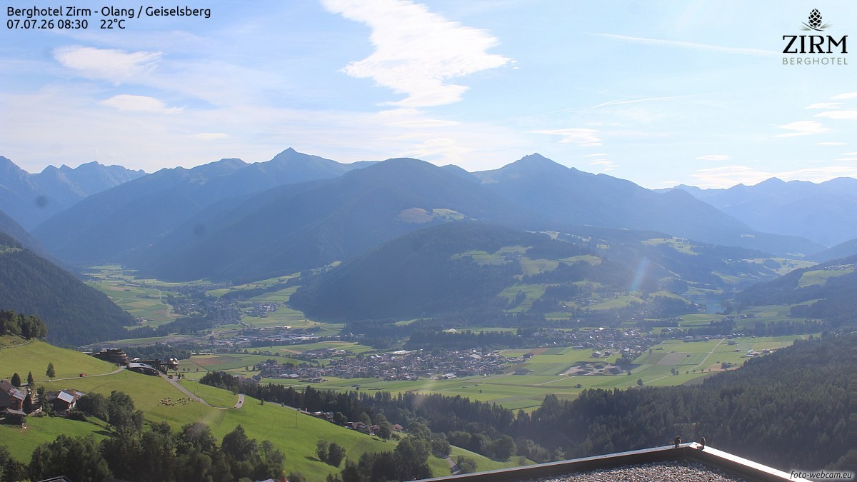 Archiv Foto Webcam Berghotel Zirm am Kronplatz