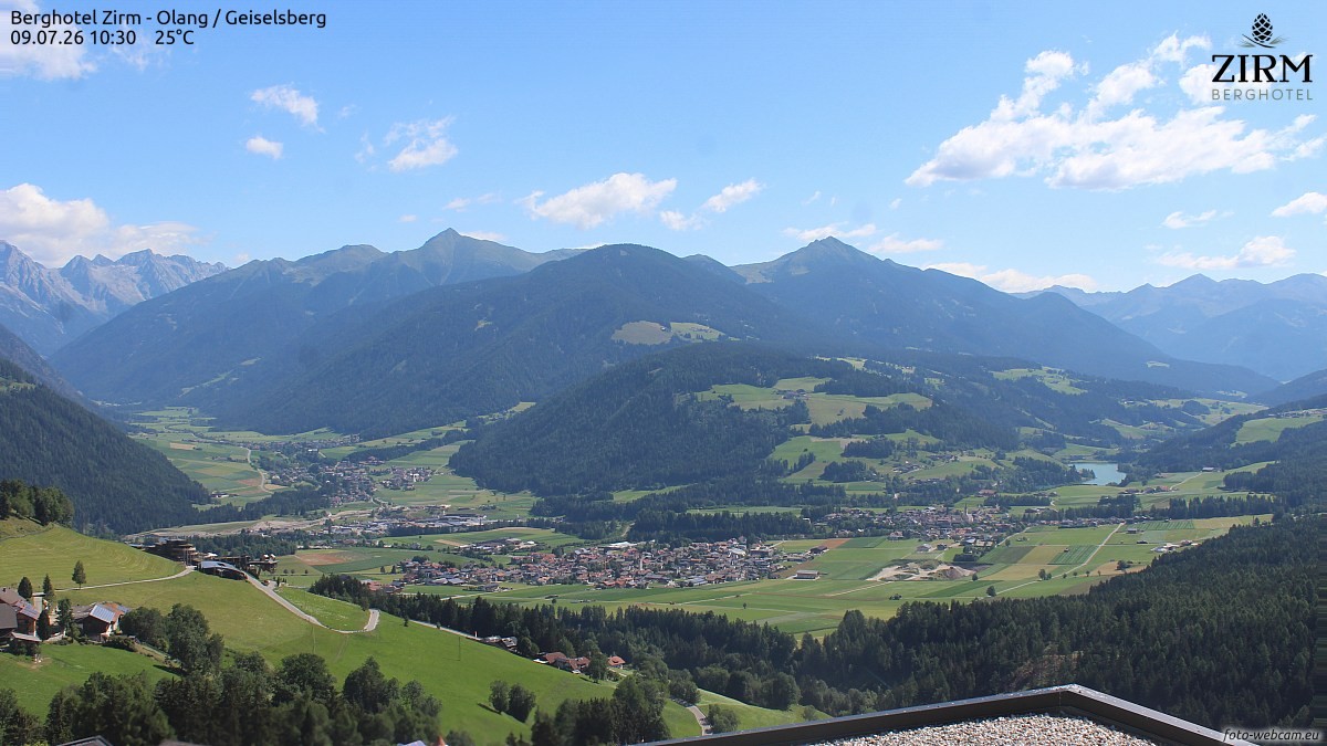 Archiv Foto Webcam Berghotel Zirm am Kronplatz