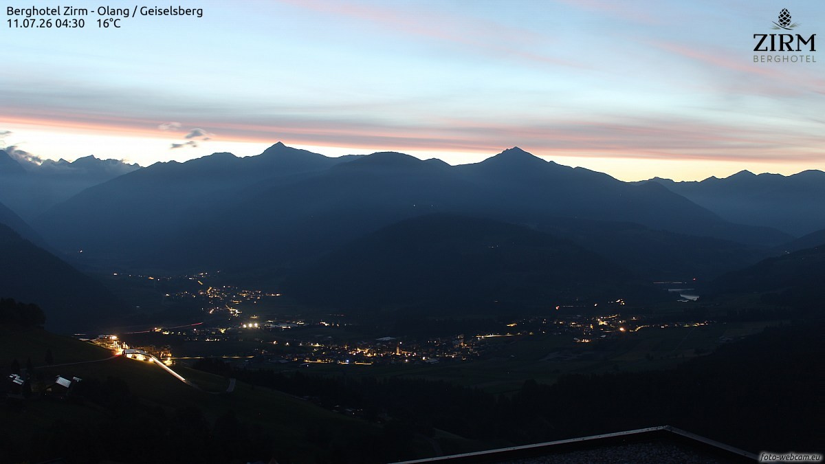 Archiv Foto Webcam Berghotel Zirm am Kronplatz