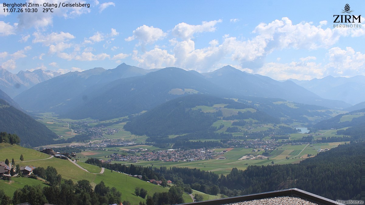 Archiv Foto Webcam Berghotel Zirm am Kronplatz