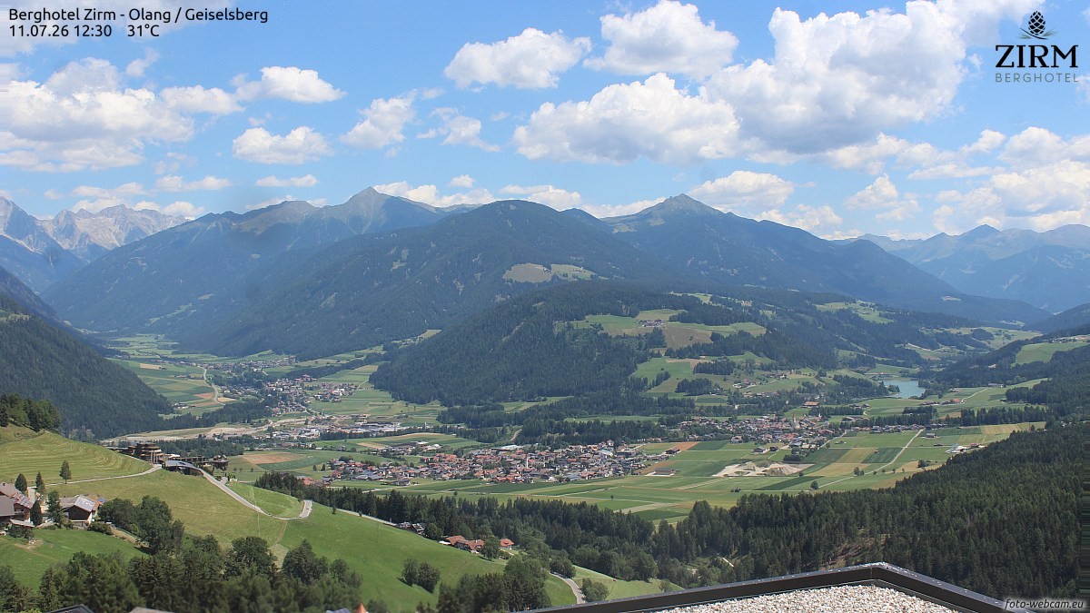 Archiv Foto Webcam Berghotel Zirm am Kronplatz