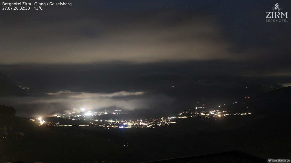 Archiv Foto Webcam Berghotel Zirm am Kronplatz