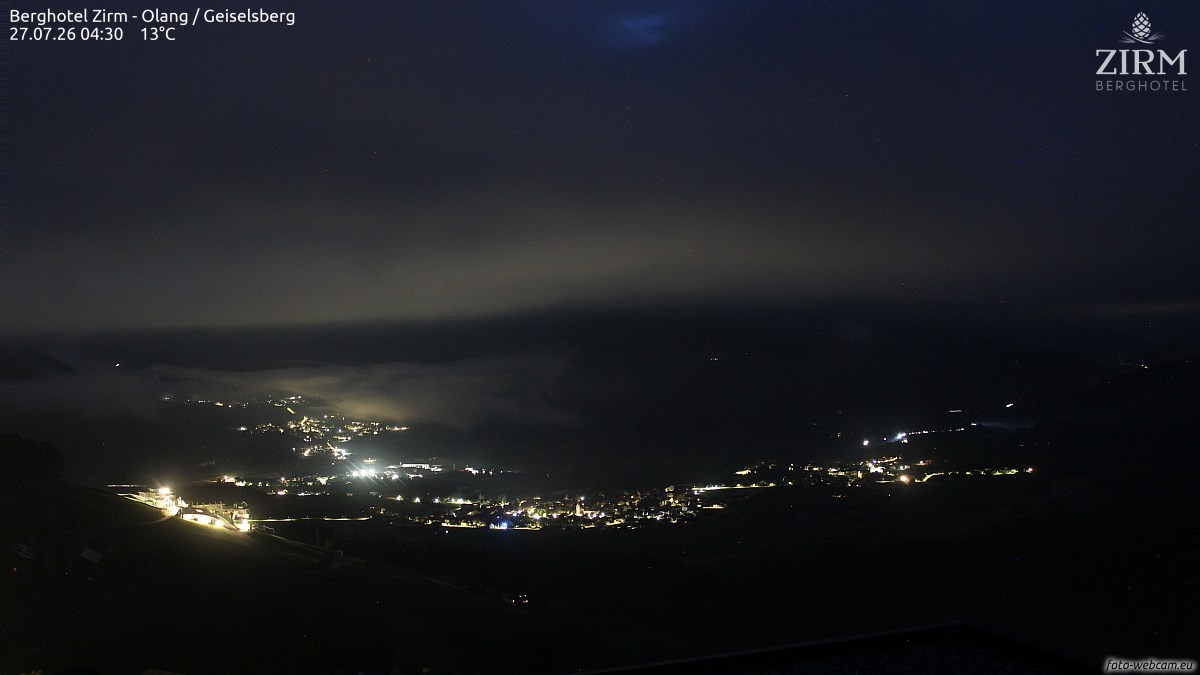 Archiv Foto Webcam Berghotel Zirm am Kronplatz