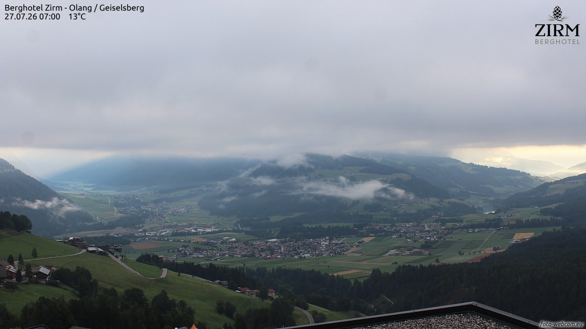 Archiv Foto Webcam Berghotel Zirm am Kronplatz