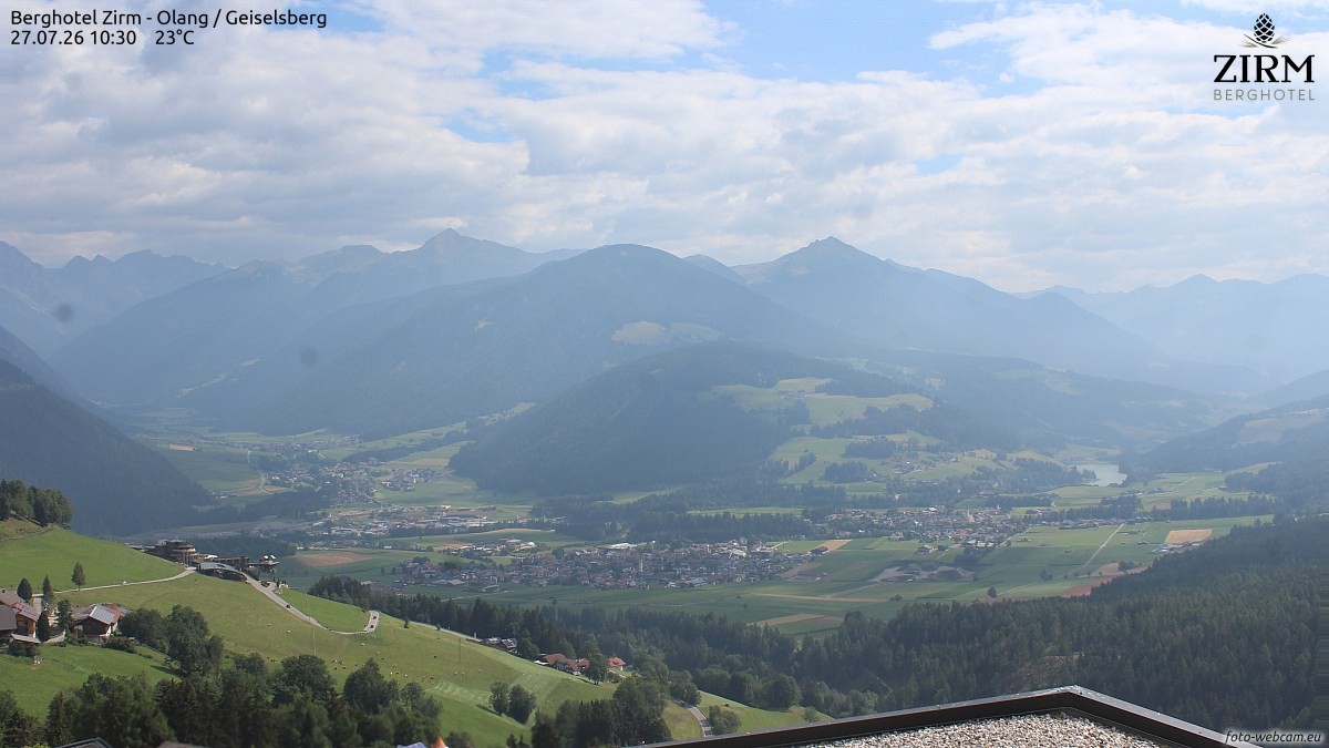 Archiv Foto Webcam Berghotel Zirm am Kronplatz