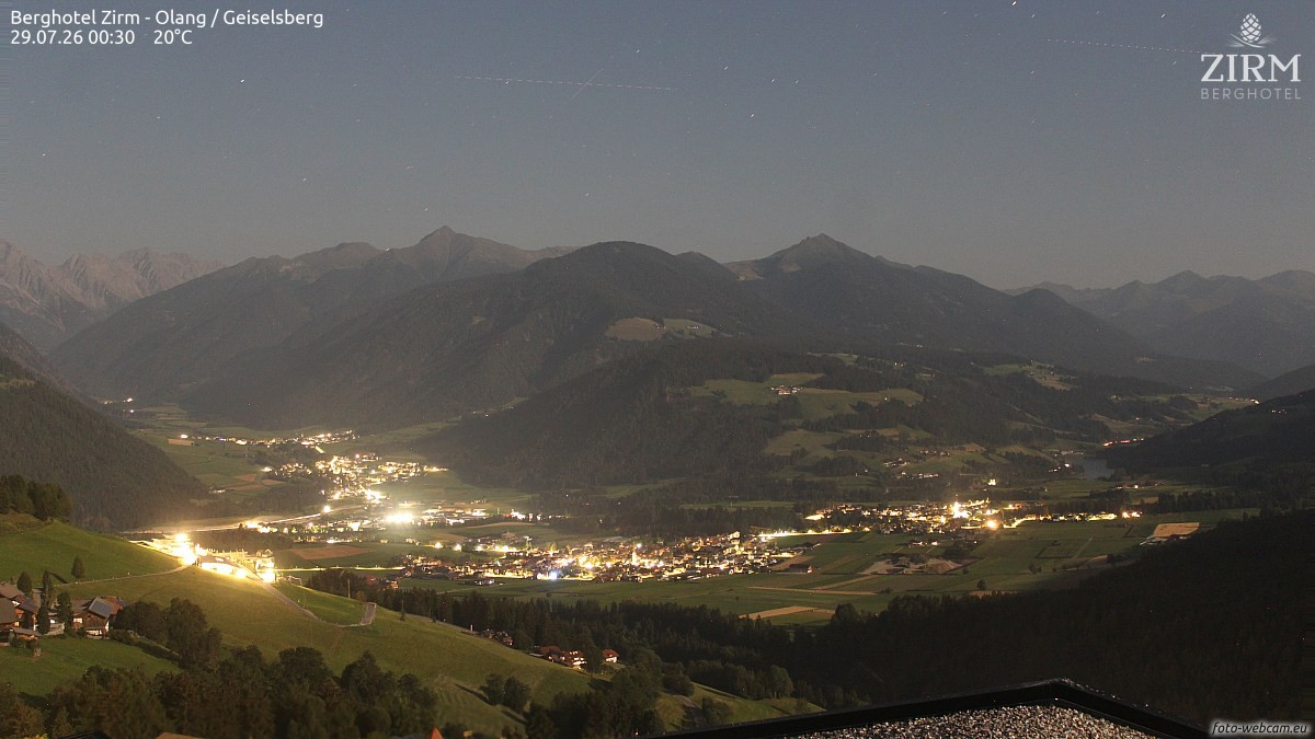 Archiv Foto Webcam Berghotel Zirm am Kronplatz