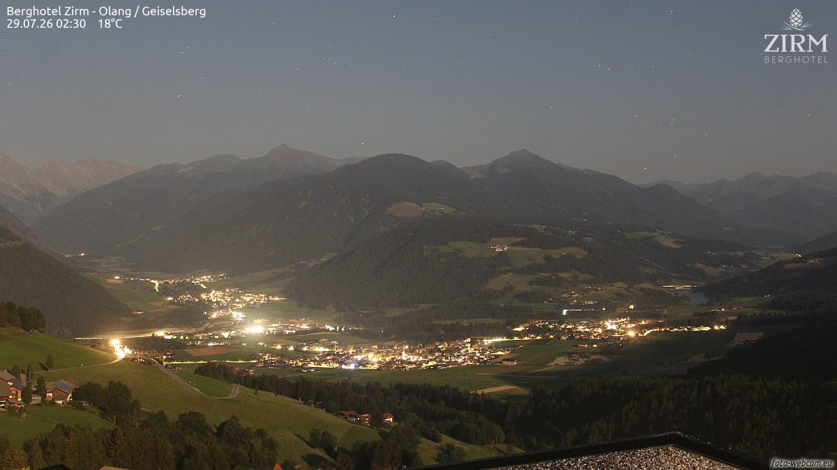 Archiv Foto Webcam Berghotel Zirm am Kronplatz