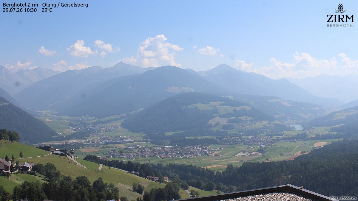 Archiv Foto Webcam Berghotel Zirm am Kronplatz