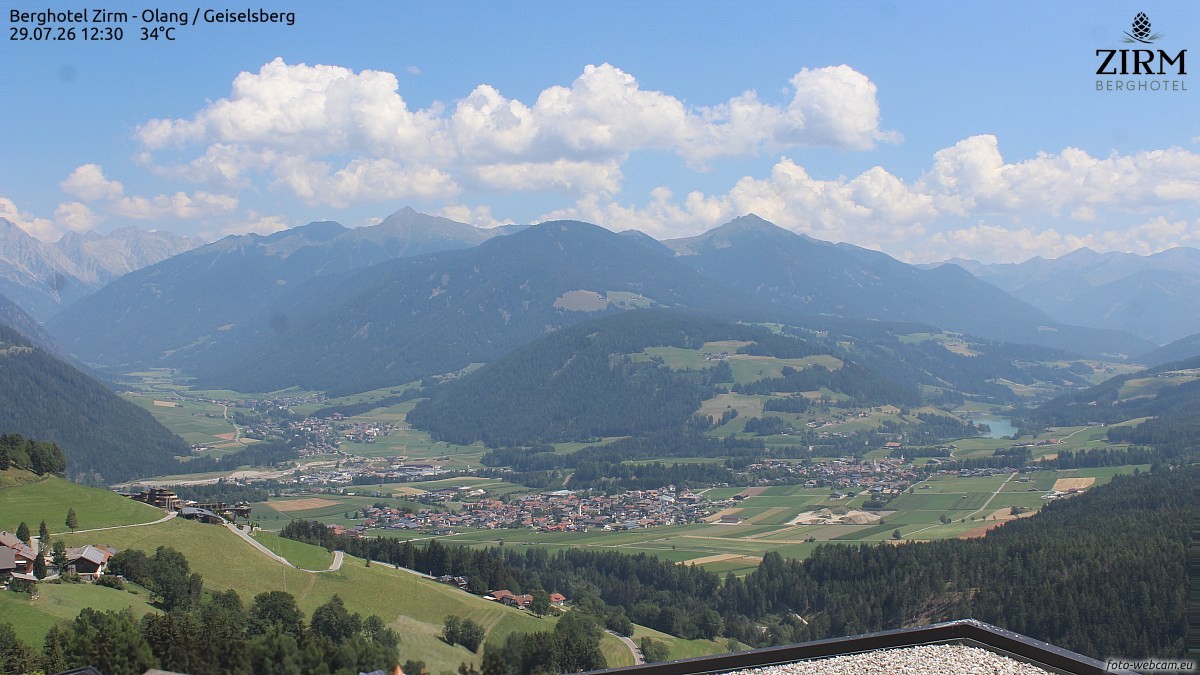 Archiv Foto Webcam Berghotel Zirm am Kronplatz