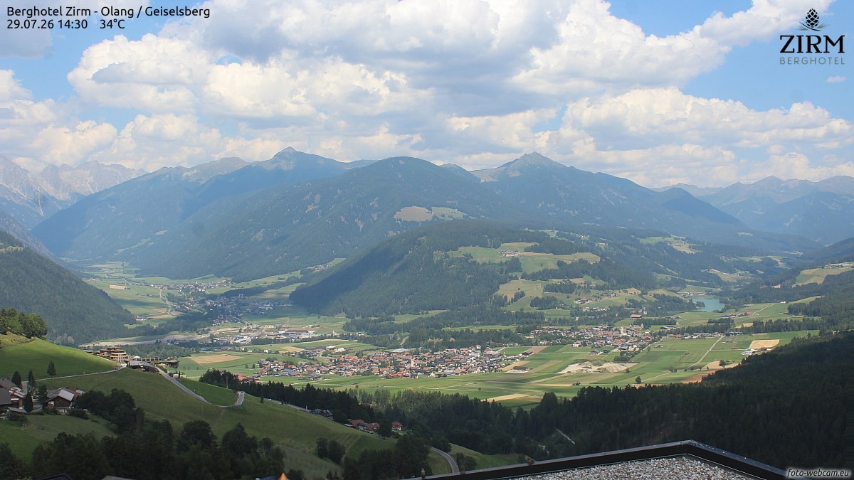 Archiv Foto Webcam Berghotel Zirm am Kronplatz