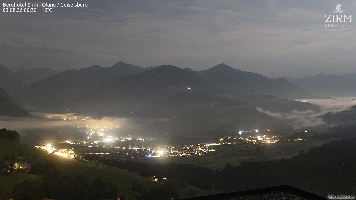 Archiv Foto Webcam Berghotel Zirm am Kronplatz