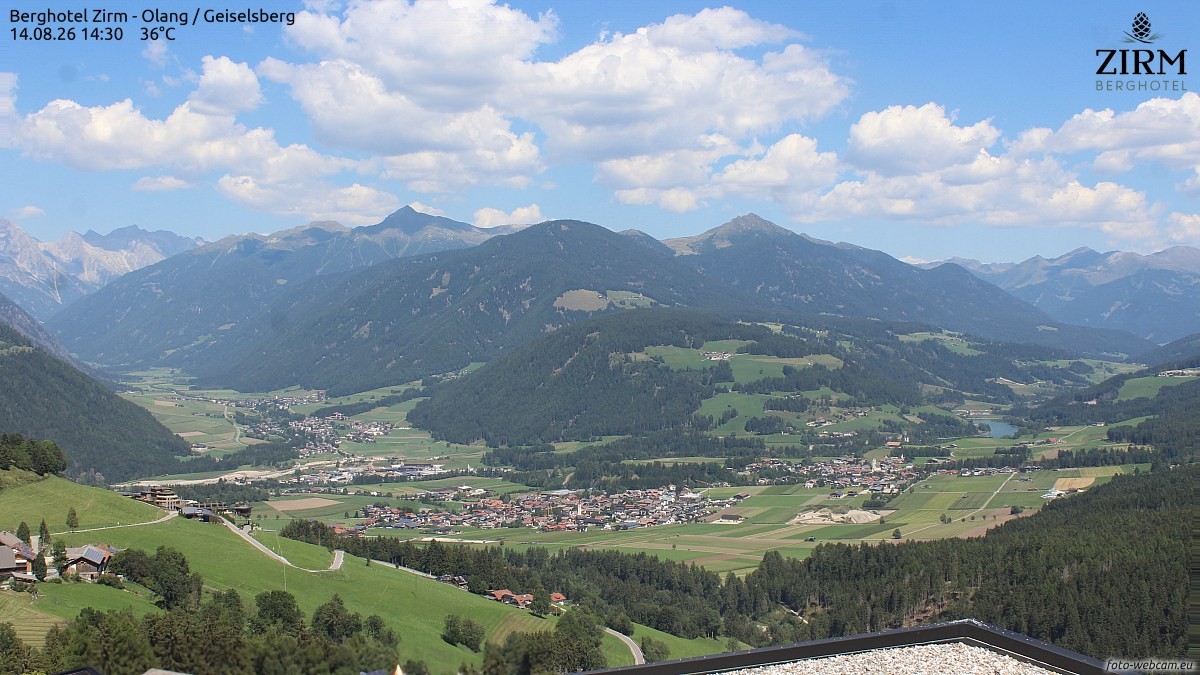 Archiv Foto Webcam Berghotel Zirm am Kronplatz
