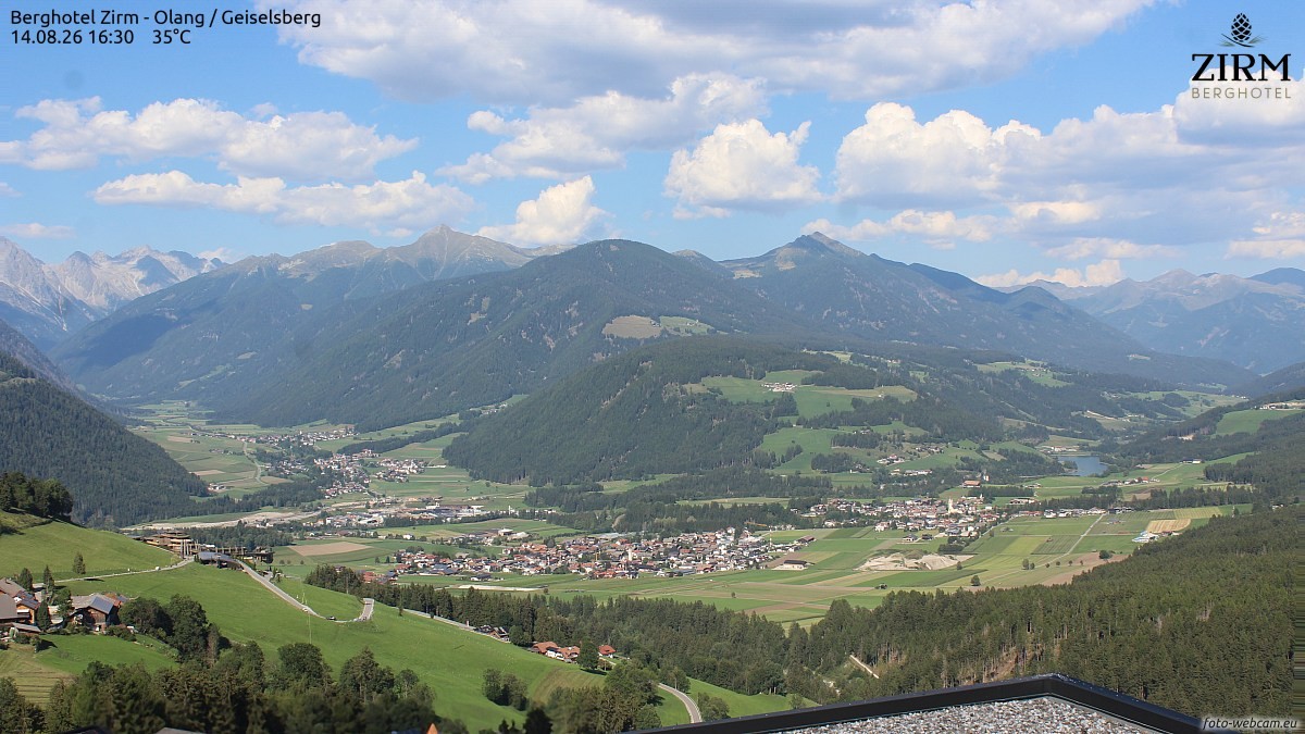 Archiv Foto Webcam Berghotel Zirm am Kronplatz