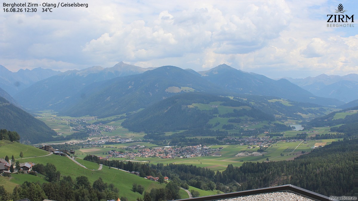 Archiv Foto Webcam Berghotel Zirm am Kronplatz