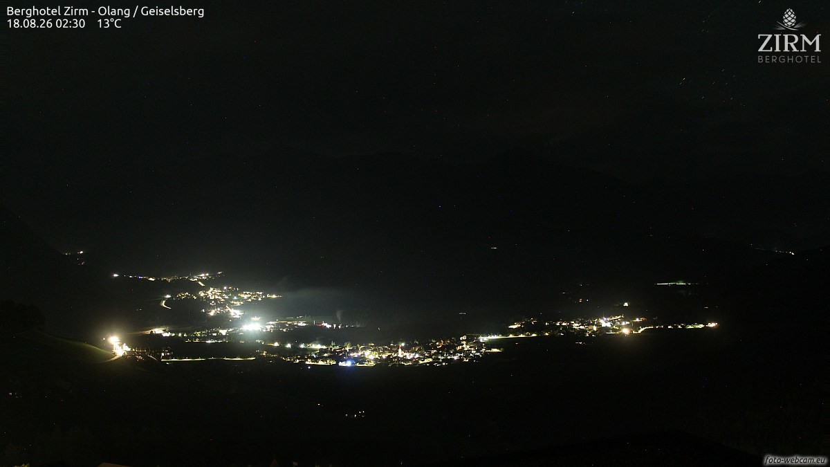 Archiv Foto Webcam Berghotel Zirm am Kronplatz