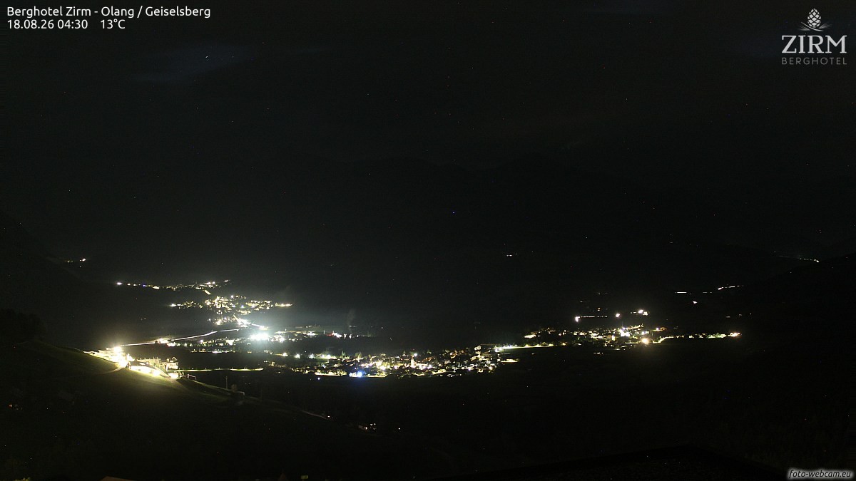 Archiv Foto Webcam Berghotel Zirm am Kronplatz