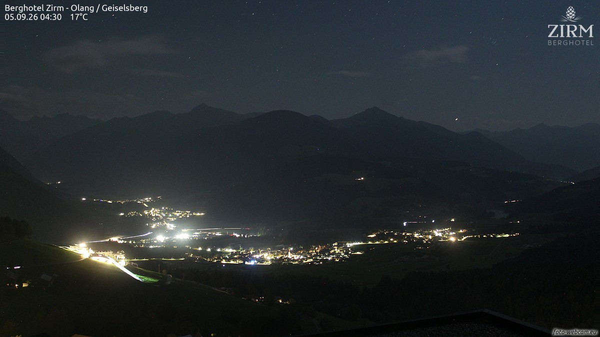 Archiv Foto Webcam Berghotel Zirm am Kronplatz