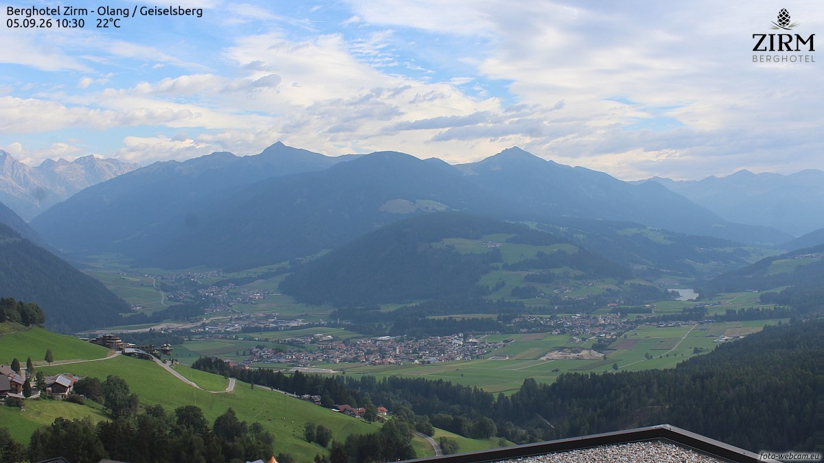 Archiv Foto Webcam Berghotel Zirm am Kronplatz