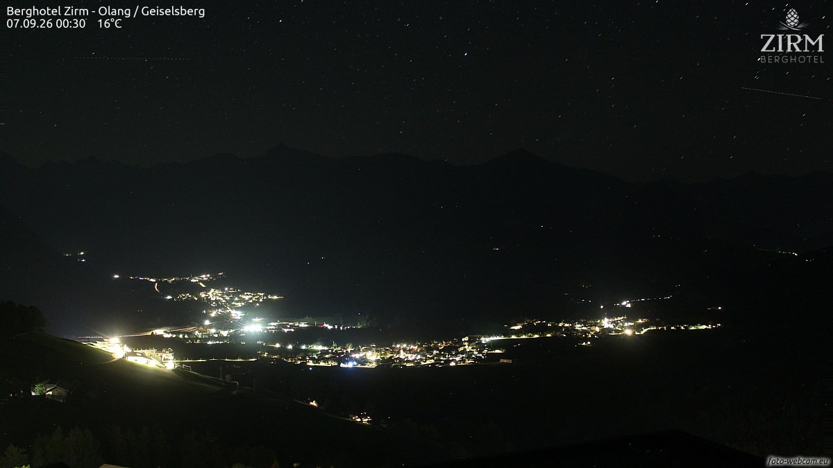 Archiv Foto Webcam Berghotel Zirm am Kronplatz