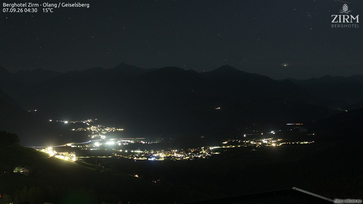 Archiv Foto Webcam Berghotel Zirm am Kronplatz