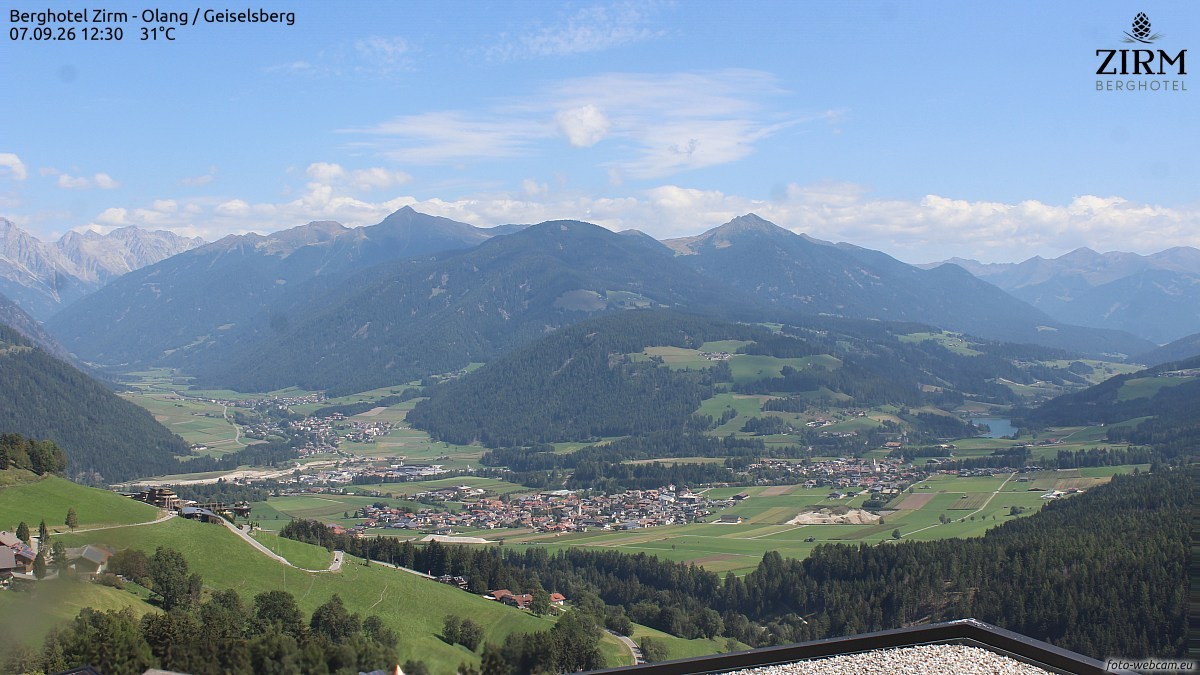 Archiv Foto Webcam Berghotel Zirm am Kronplatz
