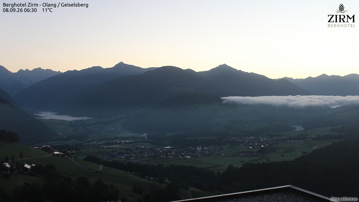 Archiv Foto Webcam Berghotel Zirm am Kronplatz