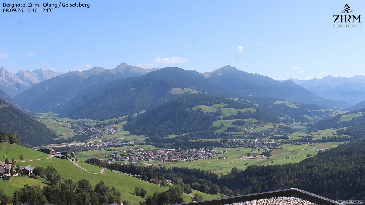Archiv Foto Webcam Berghotel Zirm am Kronplatz